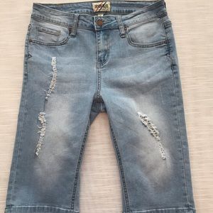 NWOT Denim Blvd., Los Angeles Bermuda shorts S